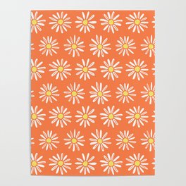 Daisy Dance Red Poster