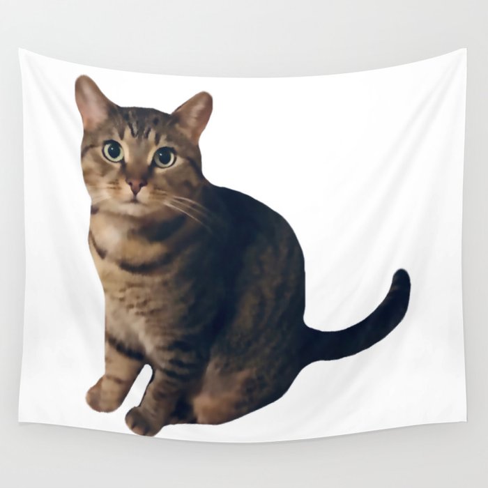 Cute Kitty Cat Wall Tapestry