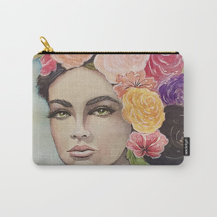 Flower Power by Andrea Carry-All Pouch