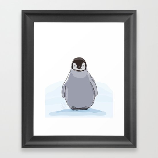 Emperor Penguin Framed Art Print