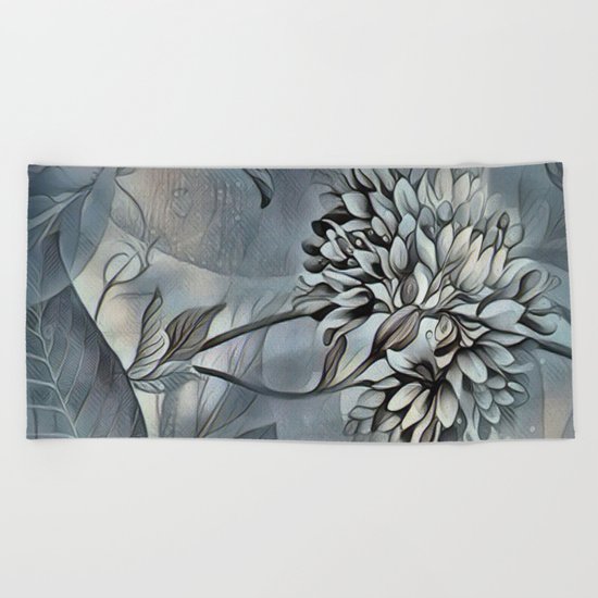 Barely Blue Beach Towel