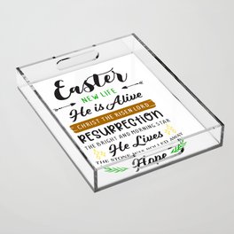 Easter Acrylic Tray