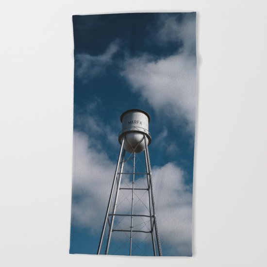 Marfa Water Tower Beach Towel