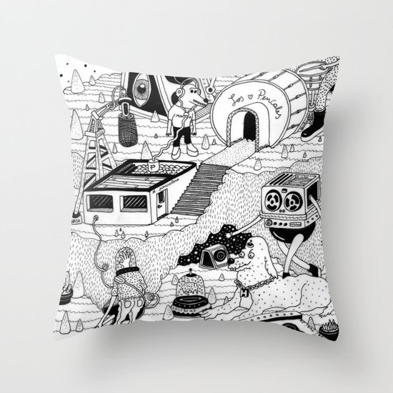 EL TANQUE CARCEDO Throw Pillow