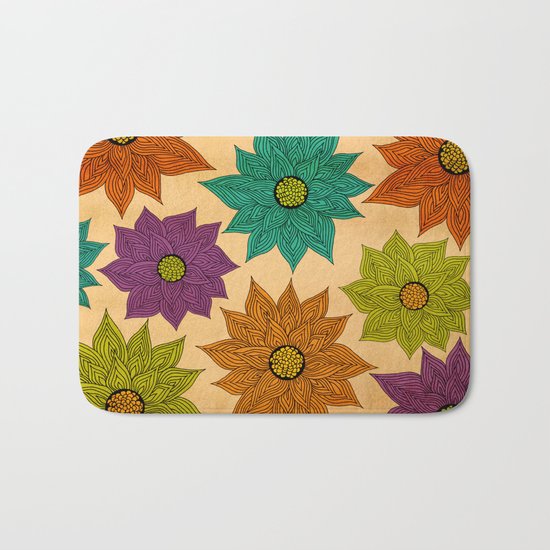 Color Me Floral Bath Mat