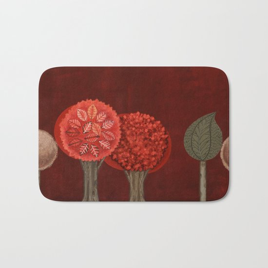 Red Grove Bath Mat
