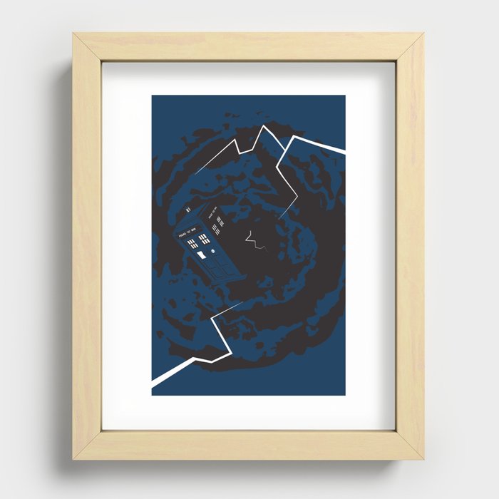 Tardis  - Doctor Who  Recessed Framed Print