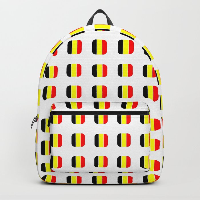 Flag of belgium with soft square Backpack