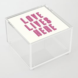 Love lives here Acrylic Box