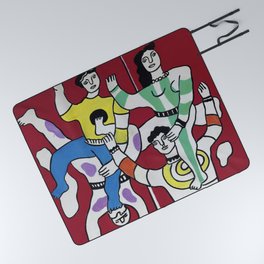 Fernand Léger The Acrobats 1942 (Les Acrobates) Artwork Reproduction, Tshirts Posters Bags for Men Women and Kids Picnic Blanket