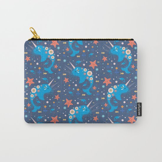 Narwhal & Babies Carry-All Pouch
