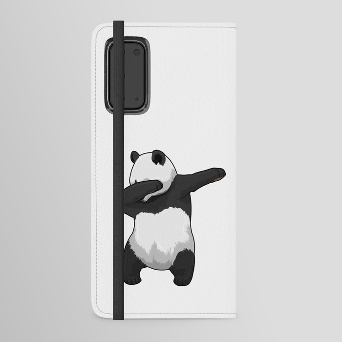 Panda at Hip Hop Dance Dab Android Wallet Case