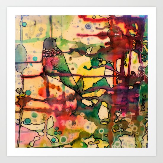 mais dis-moi comment? Art Print