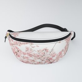 Pastel Pink Spring Flowers Fanny Pack