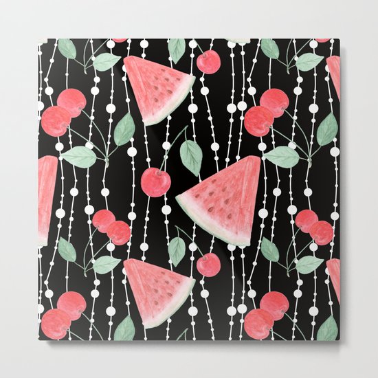 Fruit pattern.2 Metal Print