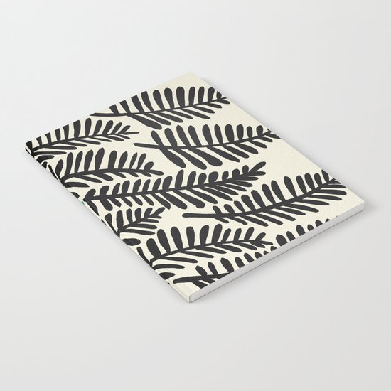 Black Fronds Notebook