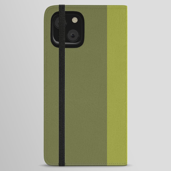 COLOR BLOCKED, CHARTREUSE iPhone Wallet Case