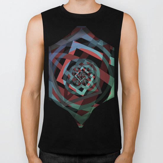 Celtic Droste Pattern Biker Tank