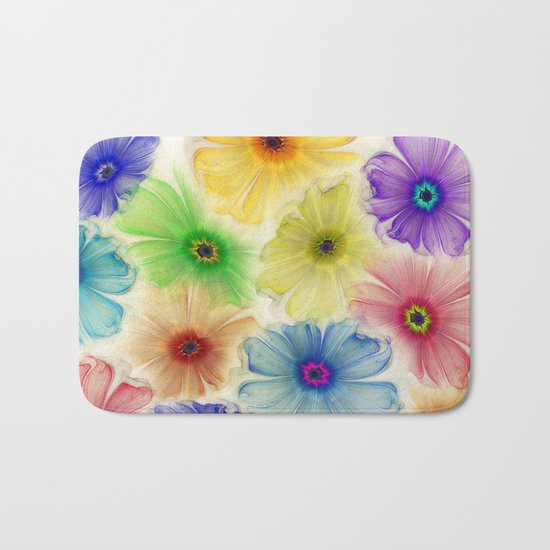 Flowers for Eternity Bath Mat
