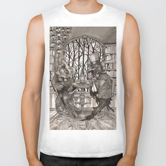 The Owl & The Raven Biker Tank