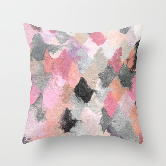 Summer Pastels Throw Pillow