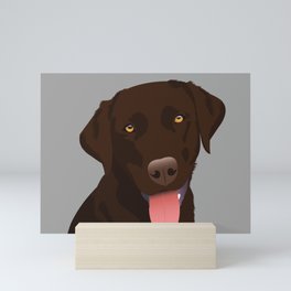 Chocolate Lab Mini Art Print