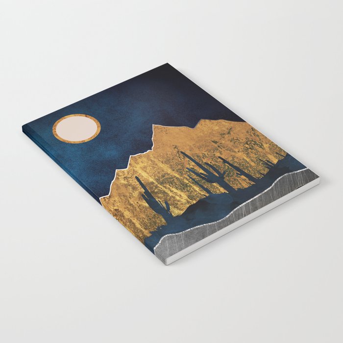 Midnight Desert Moon Notebook