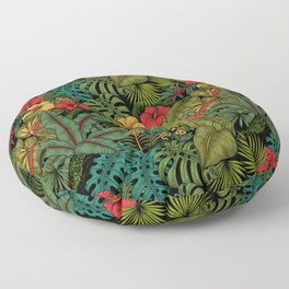 Tropical garden Floor Pillow