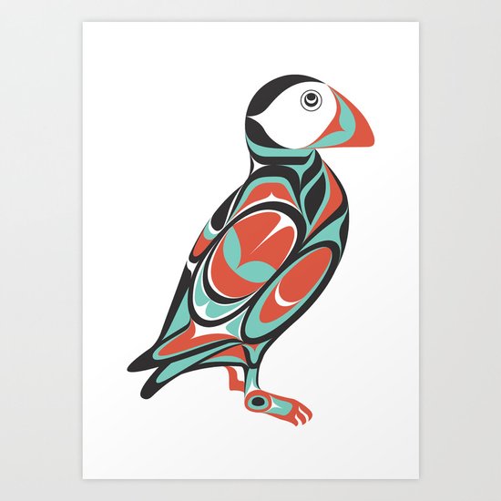 Puffin Art Print