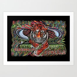 Bengal Tiger Art Print