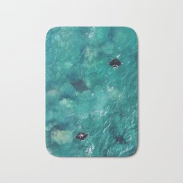 Mantas from above Bath Mat