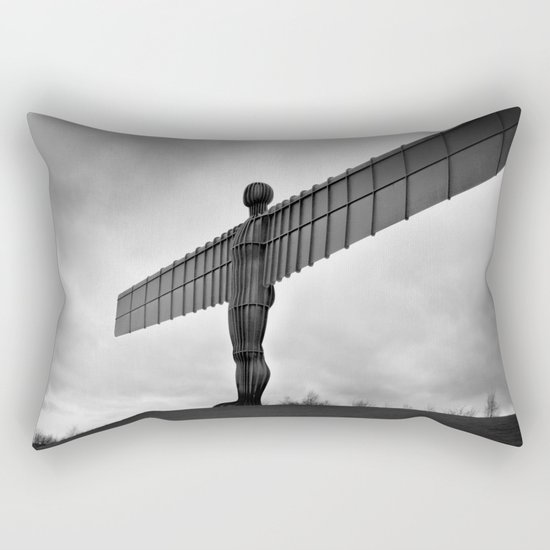 Angel of the North, Newcastle, England. Rectangular Pillow