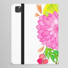 flowers and fruits iPad Folio Case