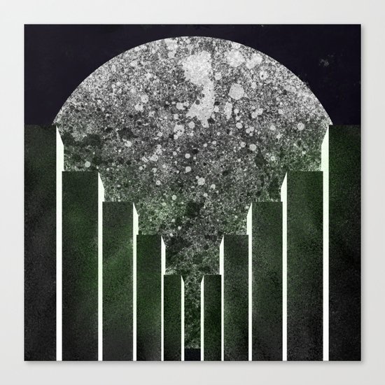 City Moon Canvas Print