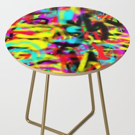 Street 30. Abstract Painting.  Side Table