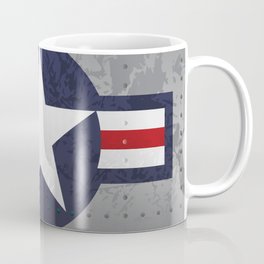 U.S. Military Aviation Star National Roundel Insignia Coffee Mug