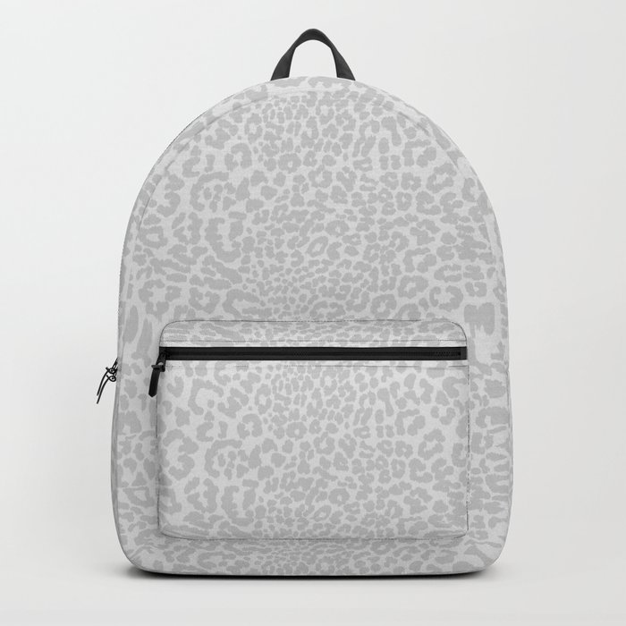 Snow Leopard Print Backpack