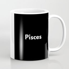 Pisces, Pisces Sign, Black Mug
