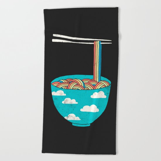 Rain-Bowl Beach Towel