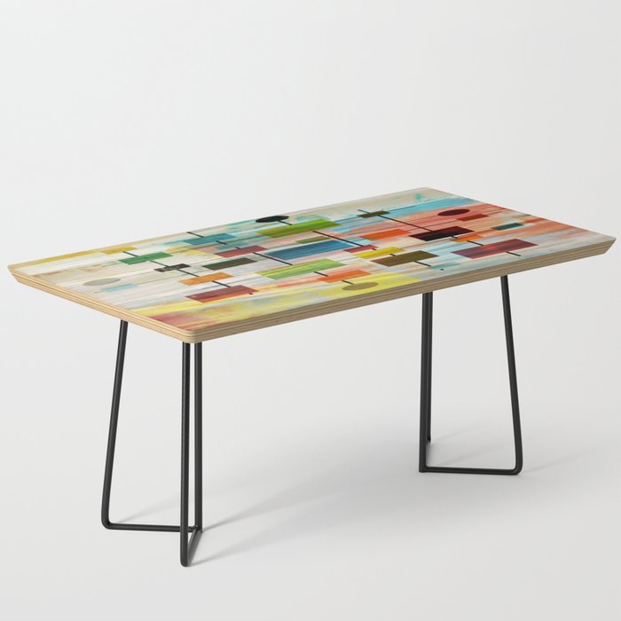 Mid-Century Modern Art 1.3 -  Graffiti Style Coffee Table