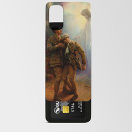 “White Comrade” Angel Art by George Swinstead Android Card Case