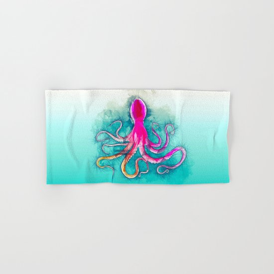 Octopus Hand & Bath Towel