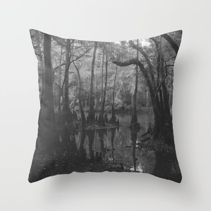 Florida Swamp Throw Pillow