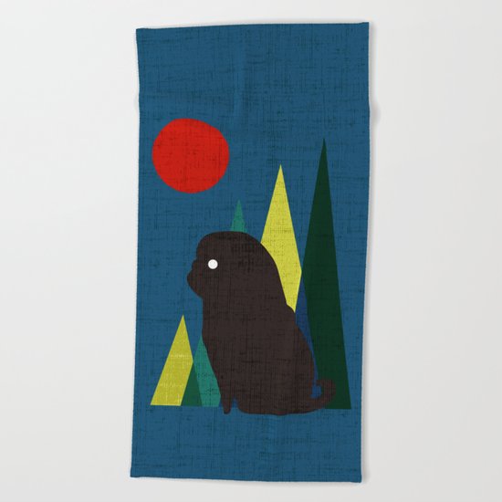 Waiting for you Beach Towel