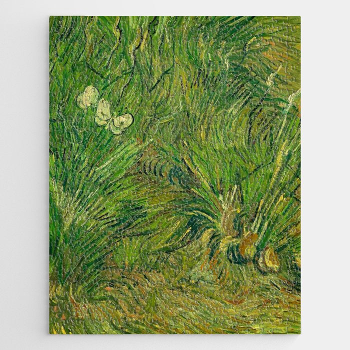 Vincent van Gogh - Garden with Butterflies, 1890 by  Jigsaw Puzzle