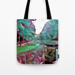 Channel Waterfall Tote Bag