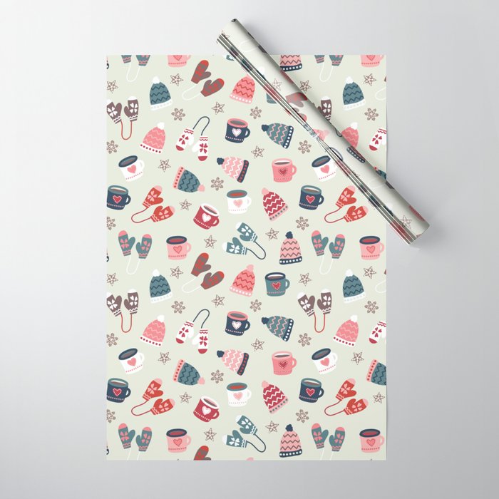 Scandinavian Winter Time Wrapping Paper
