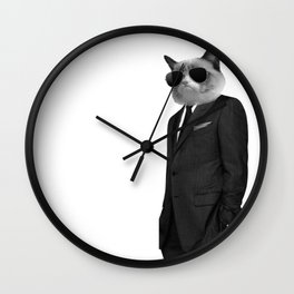 Coolest cat ever Wall Clock