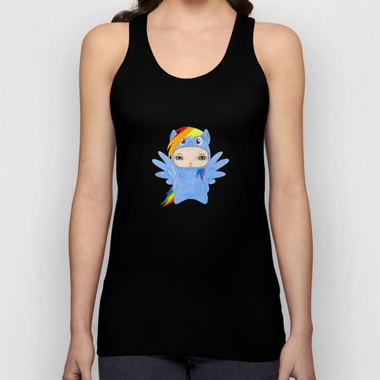 A Boy - Rainbow Dash Unisex Tank Top