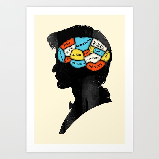 Doctor Phrenology Art Print